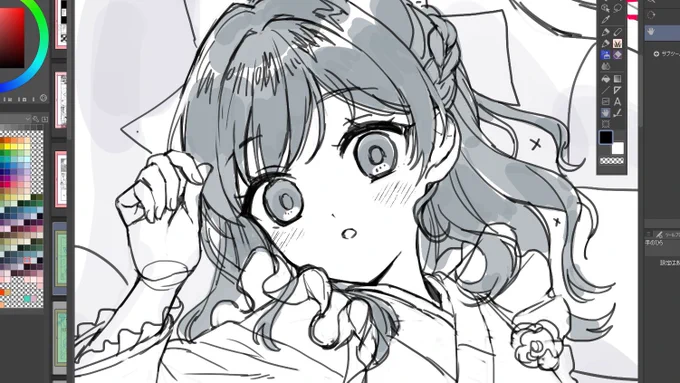 Skeb wip
明日から塗っていきます 