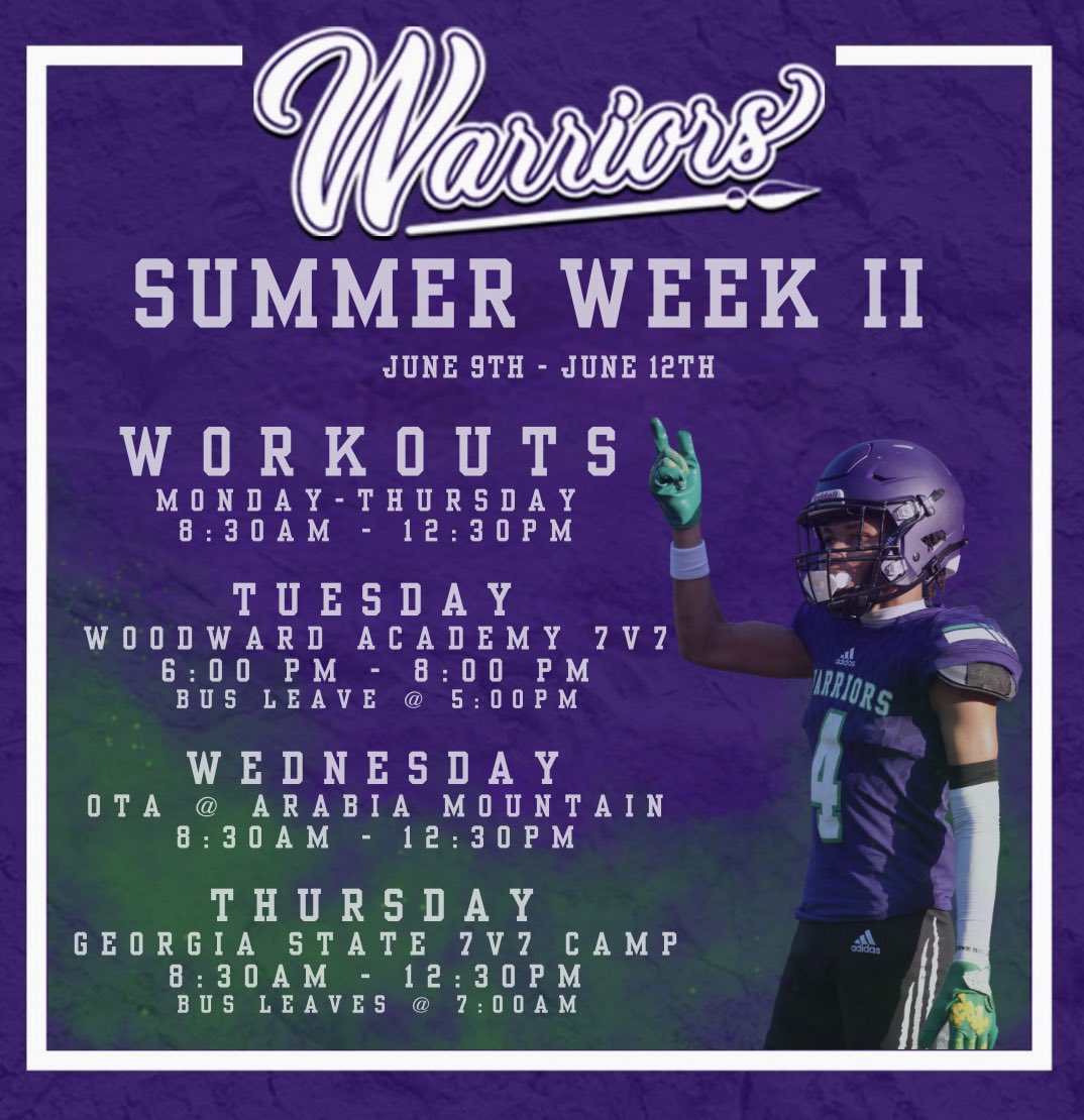 🚨 Week 2: We’re in FULL GRIND MODE 🚨

No off days! No shortcuts! Just competition &amp; WORK!

“Iron sharpens iron, so one man sharpens another!”

#fortheculture #OTA #campweek #GSU #georgiastatefb