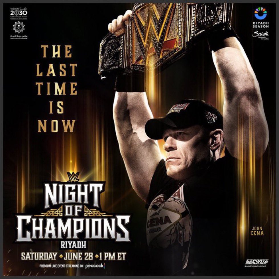 حصلت تذاكر لحدث WWE Night of Champions في الرياض

بس للأسف ، أسوء فئة وفي مكان بعيد
كانت الأمنية احجز شيء قريب بس ماحصلت أبدا مقاعد ، العوض ولا القطيعة

بإذن الله
العوض في WrestleMania مابعد القادمة ان شاء الله 😎