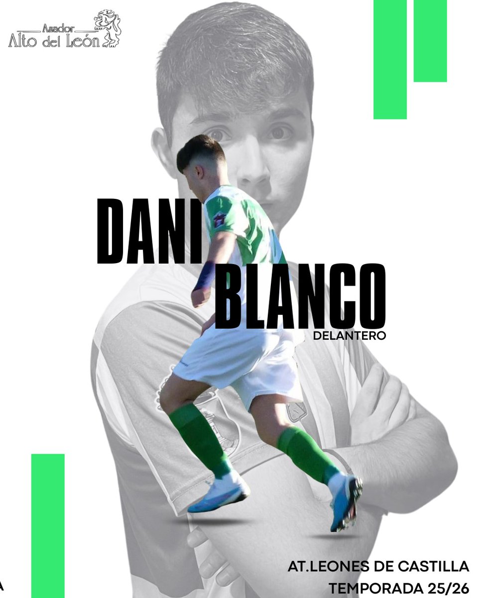🦁 PROMOCIÓN | DANI BLANCO 

 El canterano formará parte de la plantilla en esta ilusionante temporada 25/26.

Como club, nos llena de orgullo que el primer equipo se nutra de jugadores de la casa.

#OrgulloVerdiblanco
#EmpiezaLoBonito