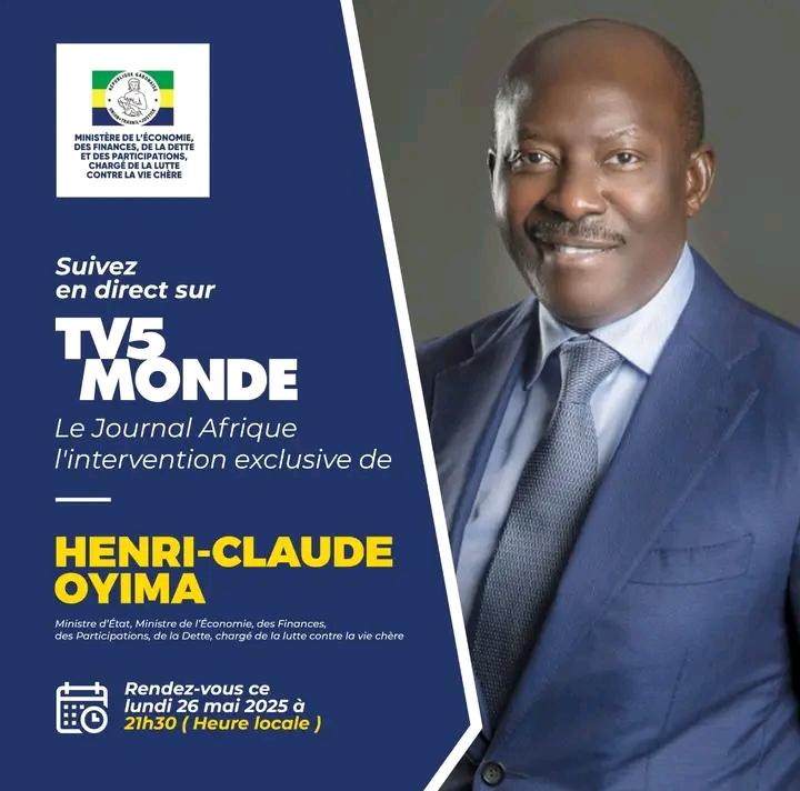 Suivez en direct l' intervention de Monsieur le Ministre d'Etat ce soir à 21h30 ( heure locale) sur TV5 monde.
Présidence de la République Gabonaise 
Communication gouvernementale 
TV5MONDE