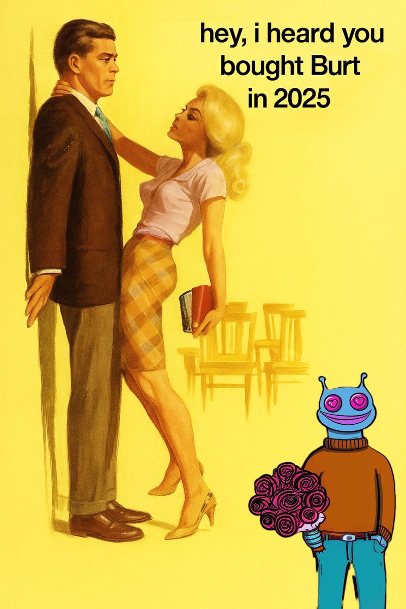 Bigdoinks2313's tweet photo. When she finds out you were early on $BURT in 2025… suddenly you’re the main character. 💐🚀👽
#Burt #CryptoLove #Early #AlphaVibes #MemeCoinSeason #BurtCoin #BurtArmy #Web3Humor #KRC20 #DeFiDating #CryptoMeme https://t.co/XaY8znCspT