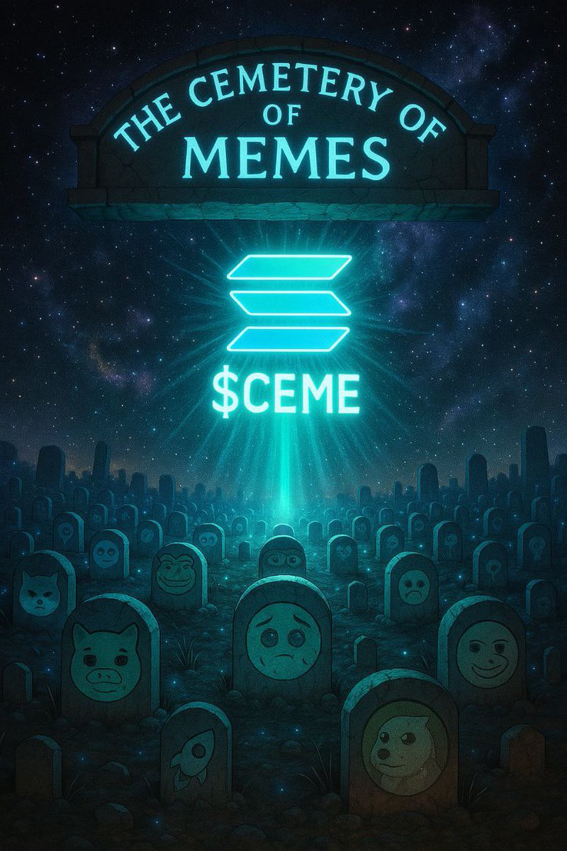 Come join us in the Solana memecoin community. $CEME has a  great Developer and team. <a href="/CemeteryofMemes/">CEME</a> 

DXUn1osxxZmYFNwmJsDCiTk2YndVAwhQ58rGAKwTmoon

#sundayvibes #CryptoNews