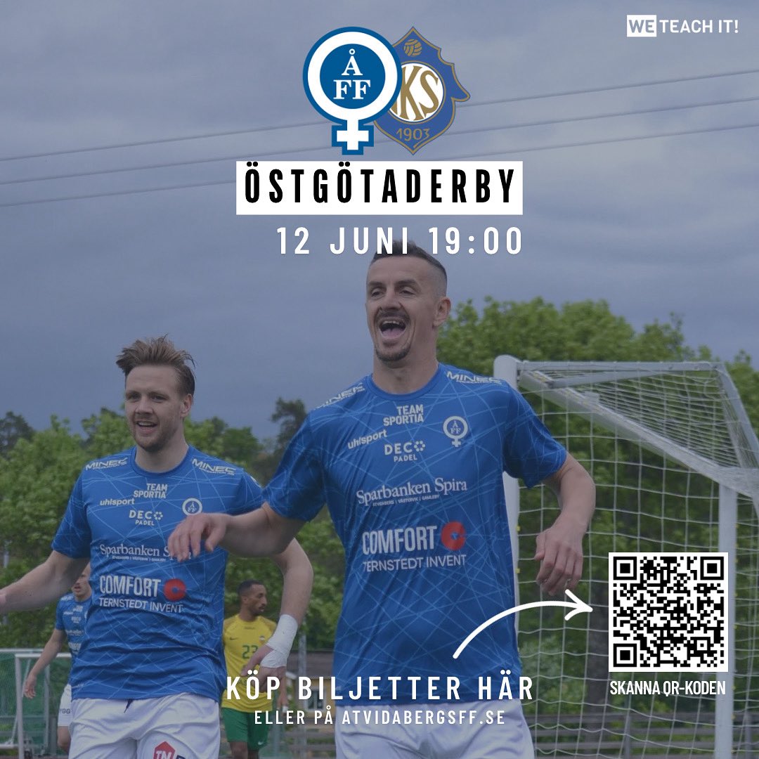 ÅFF-Sleipner torsdag 12/6 kl 19:00. 

Ny fyller vi Kopparvallen! 🔴⚪️🔵
