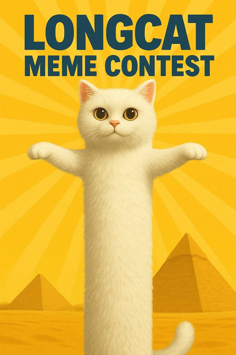 longcatshiro's tweet image. 🐱 $SHIRO MEME CONTEST! 🐱
Think you’ve seen (or made) the funniest $Shiro meme out there?
Time to prove it. 👇

HOW TO ENTER:
1. Post your favorite $Shiro meme (found or created)
2. Use the ticker $Shiro
3. Like &amp;amp; RT this post

✅ All steps must be completed to participate.…