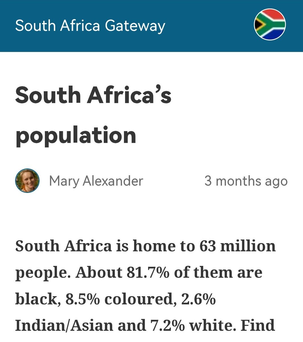 Why 81.7% blacks are dominated by 7.2% whites in SA?

Here is the logic. Diving 81.7% into smaller groups weakens the majority power. 

No amount of superior political genius that exist in isolation can liberate black people than the logic of unity. 

Division is white sponsored