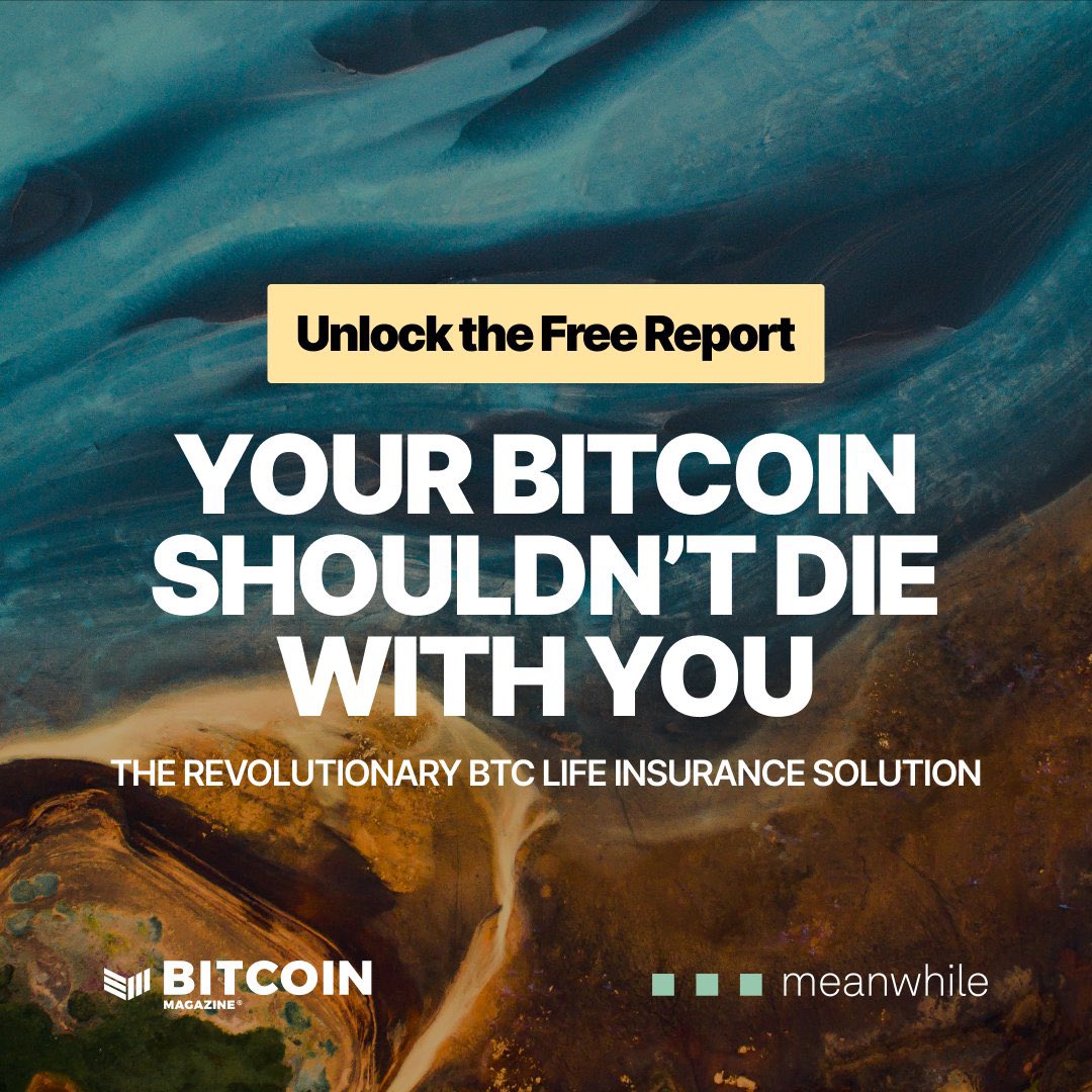 hasel99's tweet photo. Life insurance provides tax-free growth. Now it grows in Bitcoin. ✨

@meanwhile offers the first fully #Bitcoin-denominated life insurance policy—combining the long-term benefits of traditional insurance with the appreciation potential of BTC. https://t.co/RkKxHbrwhJ