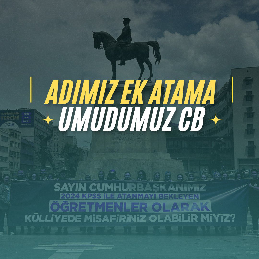 Tek umudumuz sizsiniz Sayın Cumhurbaşkanım <a href="/RTErdogan/">Recep Tayyip Erdoğan</a> <a href="/iletisim/">T.C. İletişim Başkanlığı</a>  <a href="/fahrettinaltun/">Fahrettin Altun</a> #AdımEkatamaUmudumCb