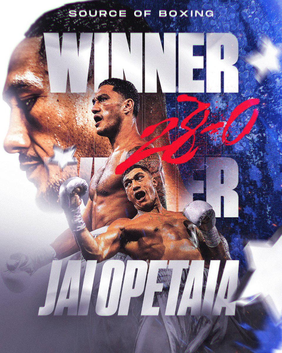 Source of Boxing (@sourceofboxing) on Twitter photo Jai Opetaia just STOPPED Claudio Squeo in round 5 to improve his record to a perfect 28-0‼️ Jai Opetaia just STOPPED Claudio Squeo in round 5 to improve his record to a perfect 28-0‼️