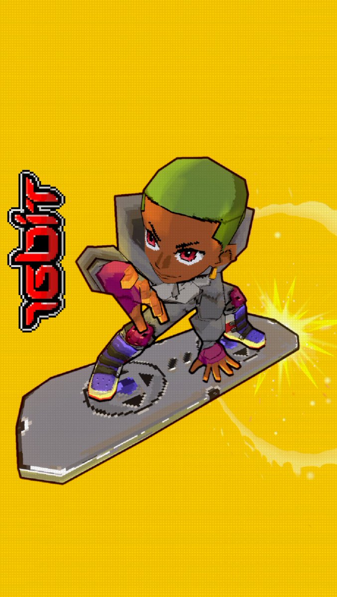 tv16bit's tweet image. SundayPose, This week&apos;s theme is sudden explosive power with Crow riding his board! BREAK OUT!

#sundaypose #sundayvibes #lowpoly #gameboy #retro #dreamcast #ps1