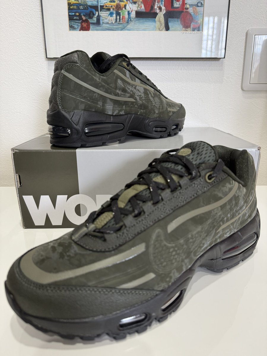 kusaboo9386's tweet photo. Worksout × Air Max 95着弾✨
エェやん⤴エェやん⤴⤴
BIG BUBBLE仕様はお初でやんす😚 #NIKE #Worksout #AirMax95 https://t.co/11SUVIAgiK