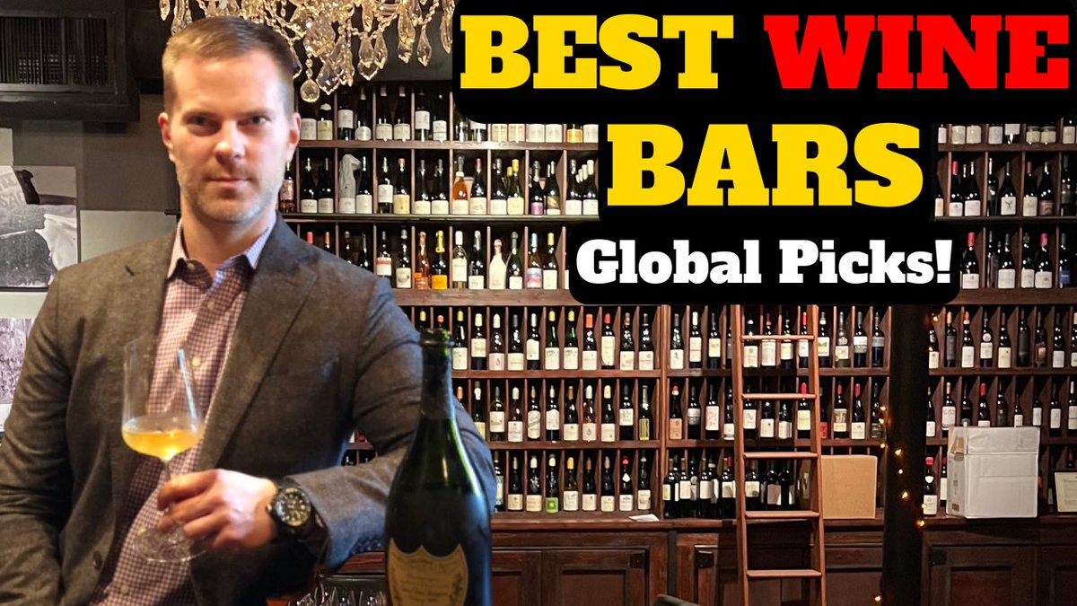 In this week’s video, I reveal 12 of my favorite wine bars around the world! 

My Favorite WINE BARS Around the World (NYC, London, Singapore + More)
youtu.be/l7AyORC4slk