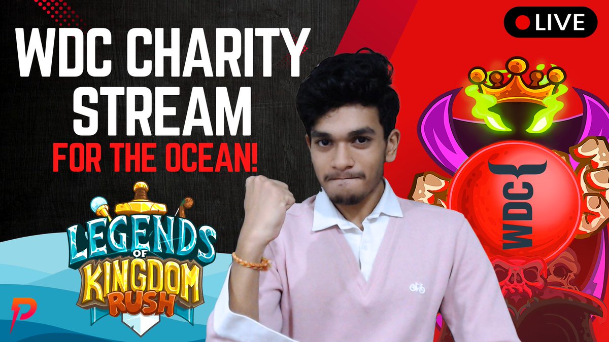 #WODFEST

Fundraising for the ocean. Teaming up with
<a href="/ironhidegames/">Ironhide Games Studio</a> is fundraising for <a href="/GamesForWaves/">Games For Waves</a> to support their Amazing work!
Join Today's Stream 👉 youtube.com/live/9YodUVgir…

#Legendsofkingdomrush
#Strategygames
#Ironhidegamestudios