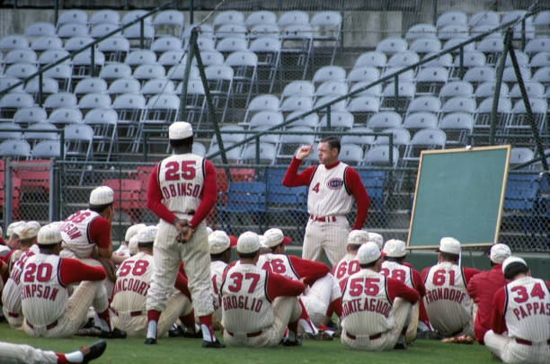 "There'll be two buses leaving the hotel for the park tomorrow. The two o'clock bus will be for those of you who need a little extra work. The empty bus will leave at five o'clock."
Dave Bristol
Professional Baseball Manager
Bring back those uniforms!!