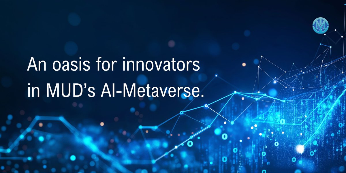 MetaUser_Dao's tweet image. &quot;MUD’s AI-Metaverse Oasis: A Refuge for Innovators, Dreamers, and Builders! 🏜️🛠️ #TechOasis #MUDBuilders&quot;