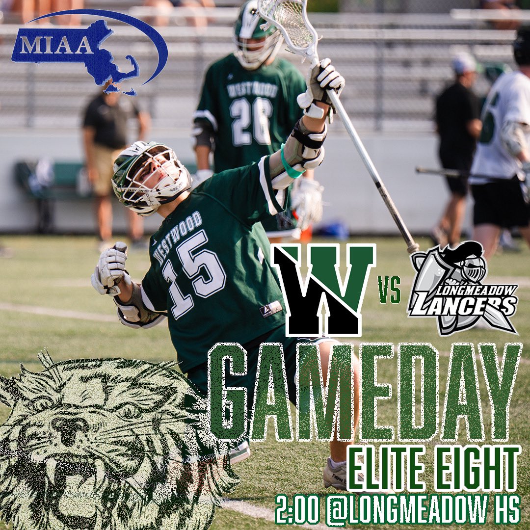 Westwood Lacrosse (@westwood_hs_lax) on Twitter photo Gameday!!! Westwood travels to Longmeadow in the elite 8 at 2:00pm! Trip to the final four on the line!
<a href="/bostonlaxnet/">BostonLax</a> <a href="/BostonHeraldHS/">Danny Ventura</a> <a href="/GlobeSchools/">Boston Globe Schools</a> <a href="/kstone06/">Kevin J. Stone</a> <a href="/BConn63/">Brendan Connelly</a> <a href="/nweitzer7/">Nate Weitzer</a> <a href="/NELaxJournal/">New England Lacrosse Journal</a> <a href="/TheKyleDevitte/">Kyle Devitte</a> Gameday!!! Westwood travels to Longmeadow in the elite 8 at 2:00pm! Trip to the final four on the line!
<a href="/bostonlaxnet/">BostonLax</a> <a href="/BostonHeraldHS/">Danny Ventura</a> <a href="/GlobeSchools/">Boston Globe Schools</a> <a href="/kstone06/">Kevin J. Stone</a> <a href="/BConn63/">Brendan Connelly</a> <a href="/nweitzer7/">Nate Weitzer</a> <a href="/NELaxJournal/">New England Lacrosse Journal</a> <a href="/TheKyleDevitte/">Kyle Devitte</a>