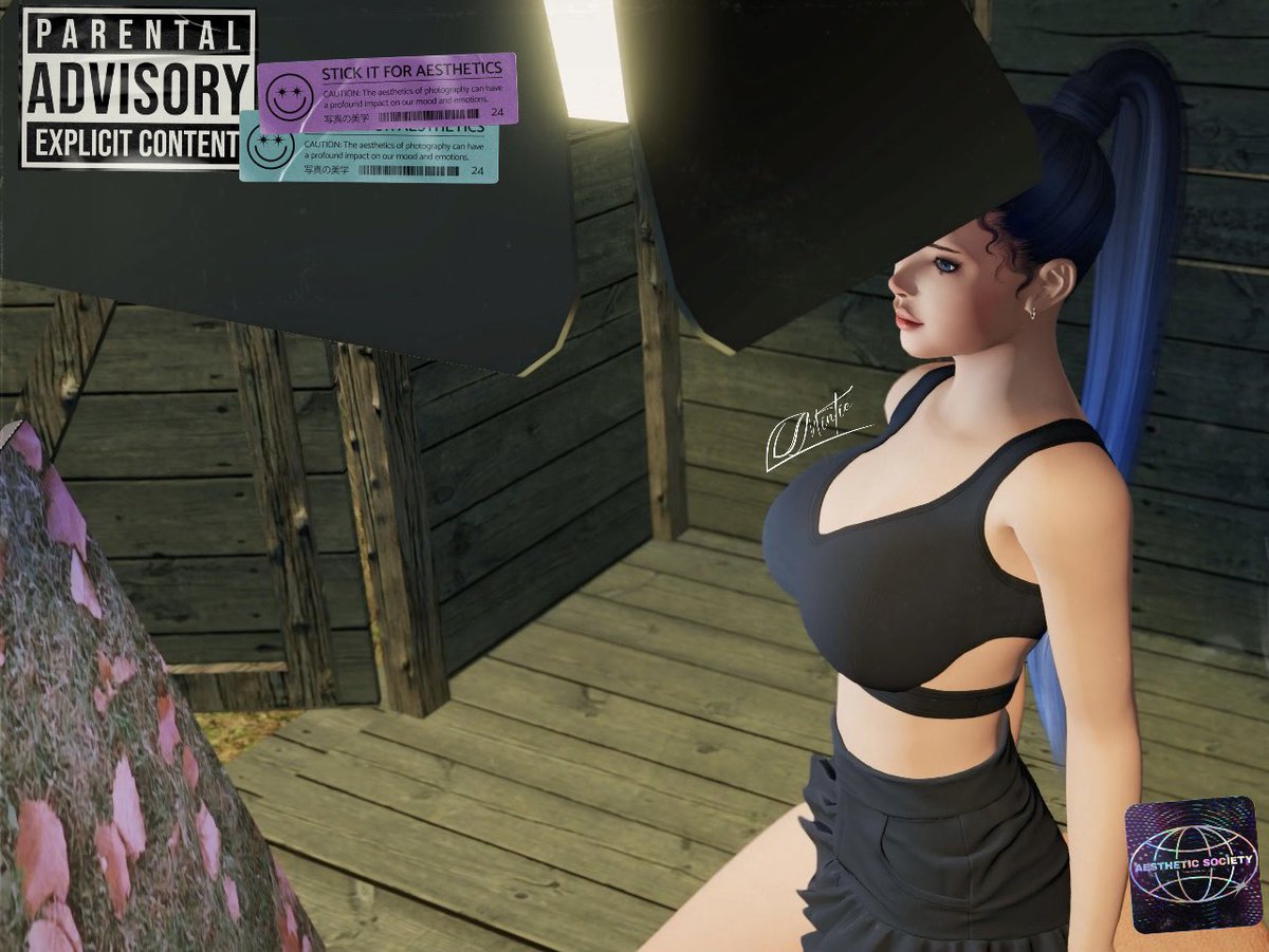 imagine being in the album cover of small indie depressed rock alternative pop bedroom punk band.... 🫠

At Dark Woods by <a href="/amsterdam3dx/">Anya Dark</a> 
#3dxchat #VirtualPhotography #albumcover #moods