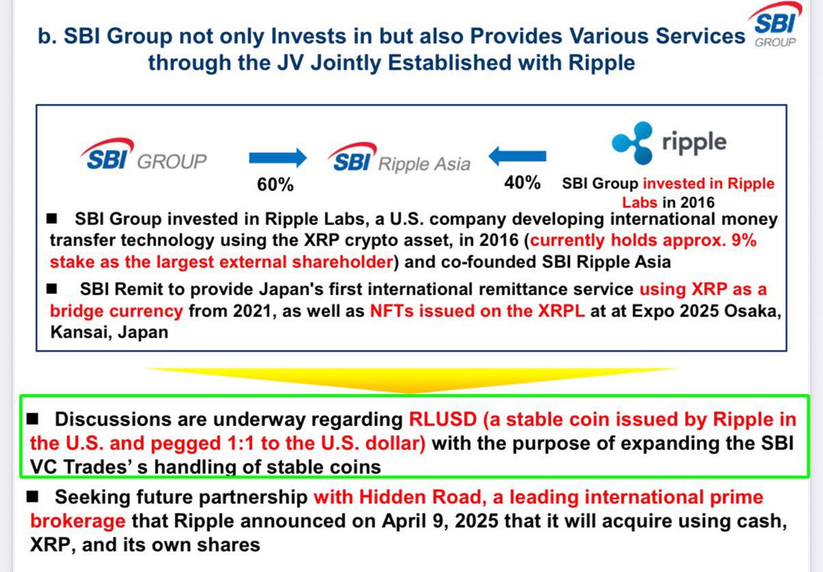 🚨BREAKING: A new document from the largest banking group in Japan reveals  the integration of $YEN stablecoin on the #XRP-Ledger!