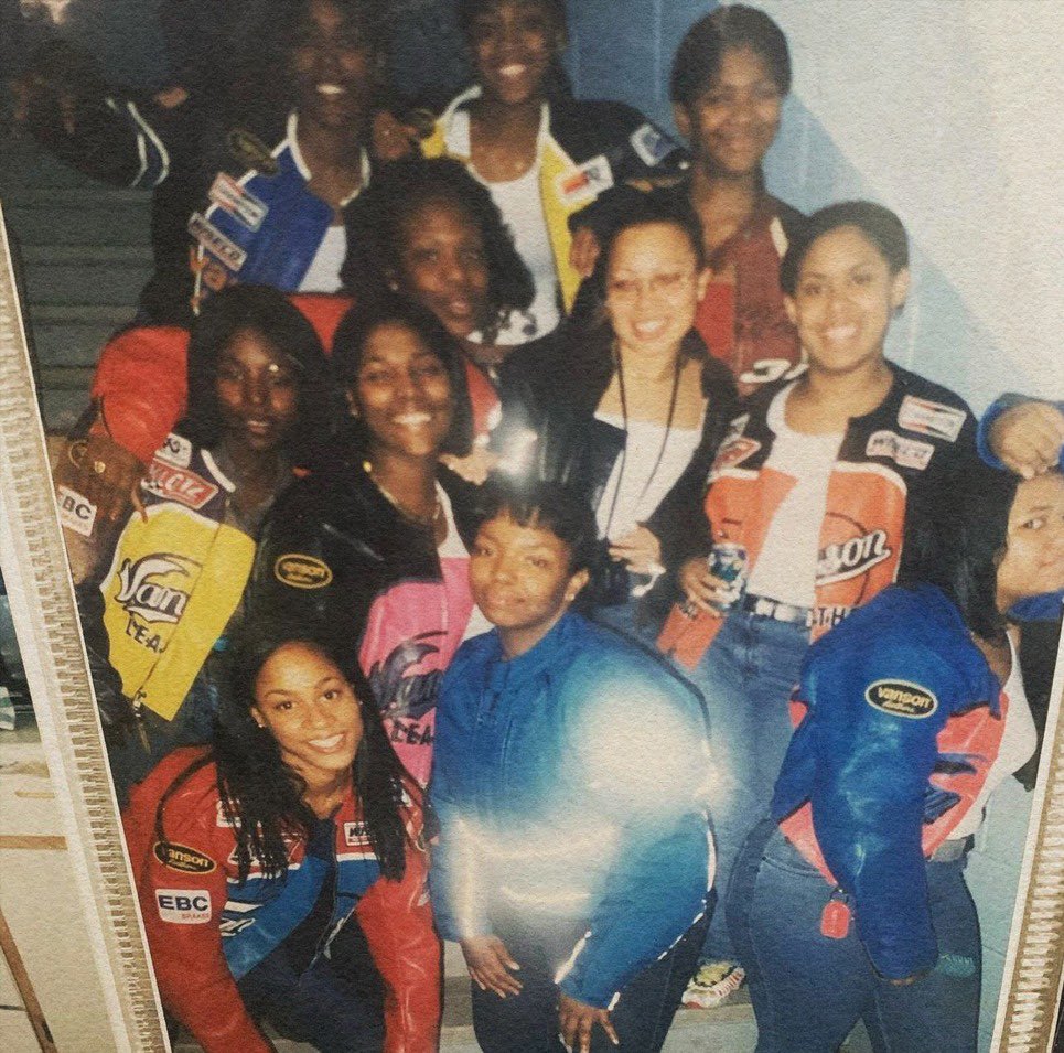 NYC Women in Vansons Leather Jackets, 1999