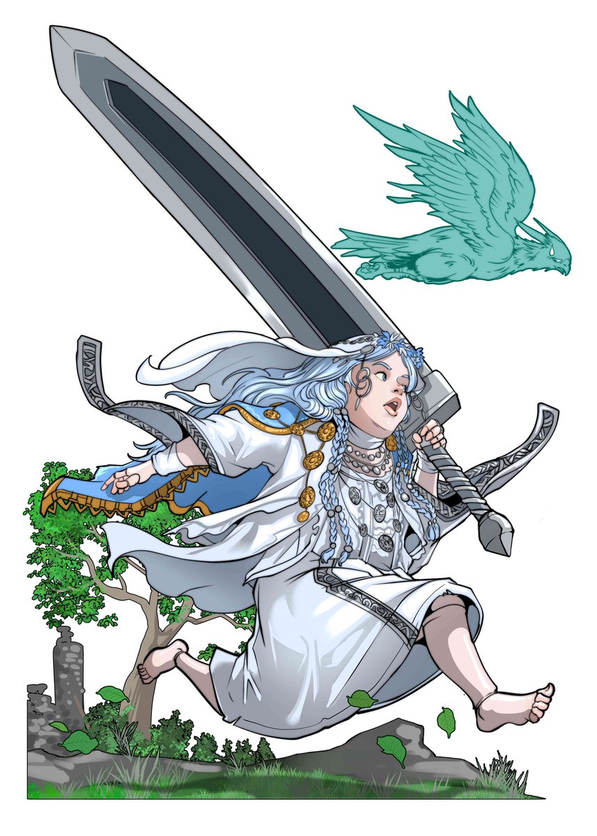 sazzorama's tweet image. run baby run #Revenant  #eldenringnightreign