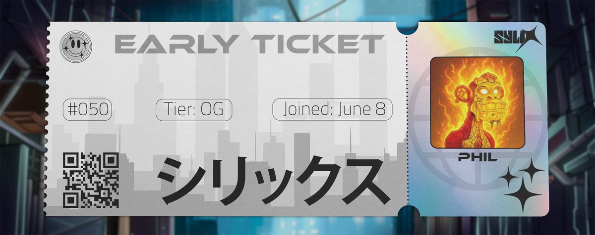 Phil (@philonchain) on Twitter photo Just got my early ticket for <a href="/SylixUniverse/">Sylix (シリックス)</a>
The first anime IP on <a href="/megaeth_labs/">MegaETH</a>
Genesis collection - 999 supply
🎁Giving away x2 GTD spots:
- Follow <a href="/SylixUniverse/">Sylix (シリックス)</a> and <a href="/PhilOnChain/">Phil</a>
- Like and RT this post
- Comment your EVM
Winners picked manually in 48 hours ⏰ Just got my early ticket for <a href="/SylixUniverse/">Sylix (シリックス)</a>
The first anime IP on <a href="/megaeth_labs/">MegaETH</a>
Genesis collection - 999 supply
🎁Giving away x2 GTD spots:
- Follow <a href="/SylixUniverse/">Sylix (シリックス)</a> and <a href="/PhilOnChain/">Phil</a>
- Like and RT this post
- Comment your EVM
Winners picked manually in 48 hours ⏰