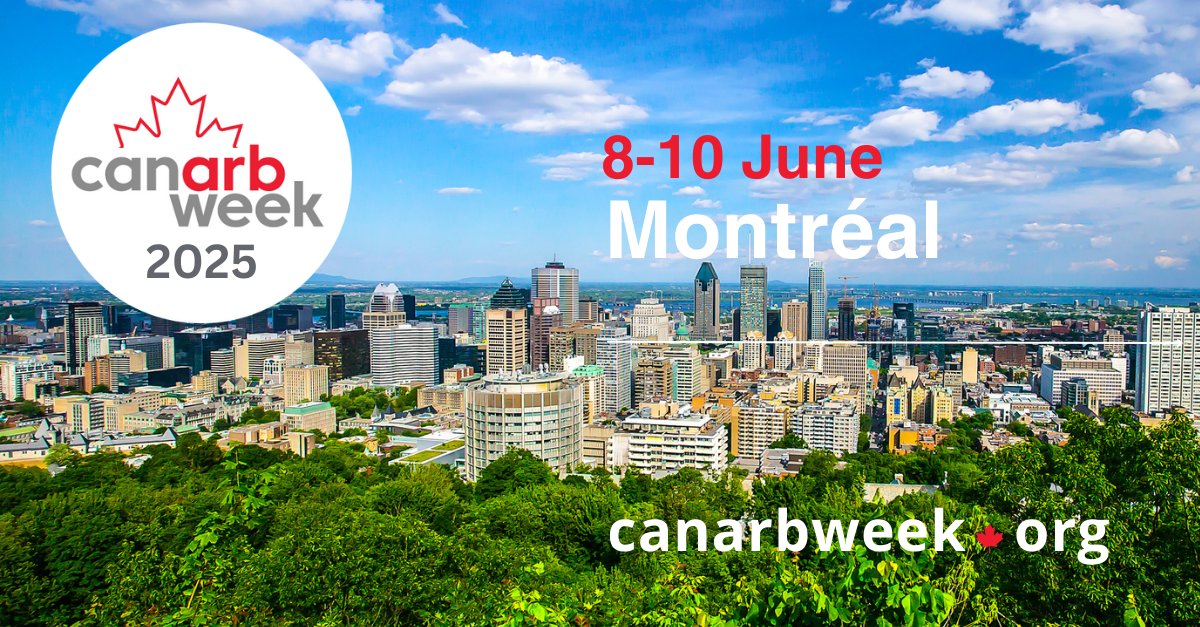 Nous appuyons la 6e édition de la Semaine CanArb qui aura lieu du 8 au 10 juin 2025 à Montréal, au Canada.

La Semaine CanArb aura deux jours de programmation les 9 et 10 juin au Club Saint-James, et une réception de bienvenue le 8 juin au Windsor. Voir CanArbWeek.org