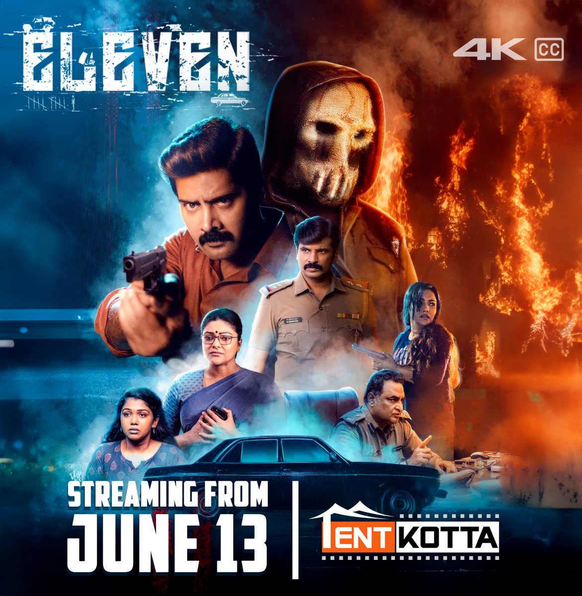 🕵️♂️ One case. Countless questions. No easy answers.
#ELEVEN — the critically acclaimed thriller that keeps you guessing lands June 13 on <a href="/Tentkotta/">Tentkotta</a> 🎬💥 Truth hides. Only the bold uncover it. 

✨Subscribe Now ▶️ tentkotta.com
Go legal say No to Piracy 

<a href="/Naveenc212/">Actor Naveen Chandra</a>
