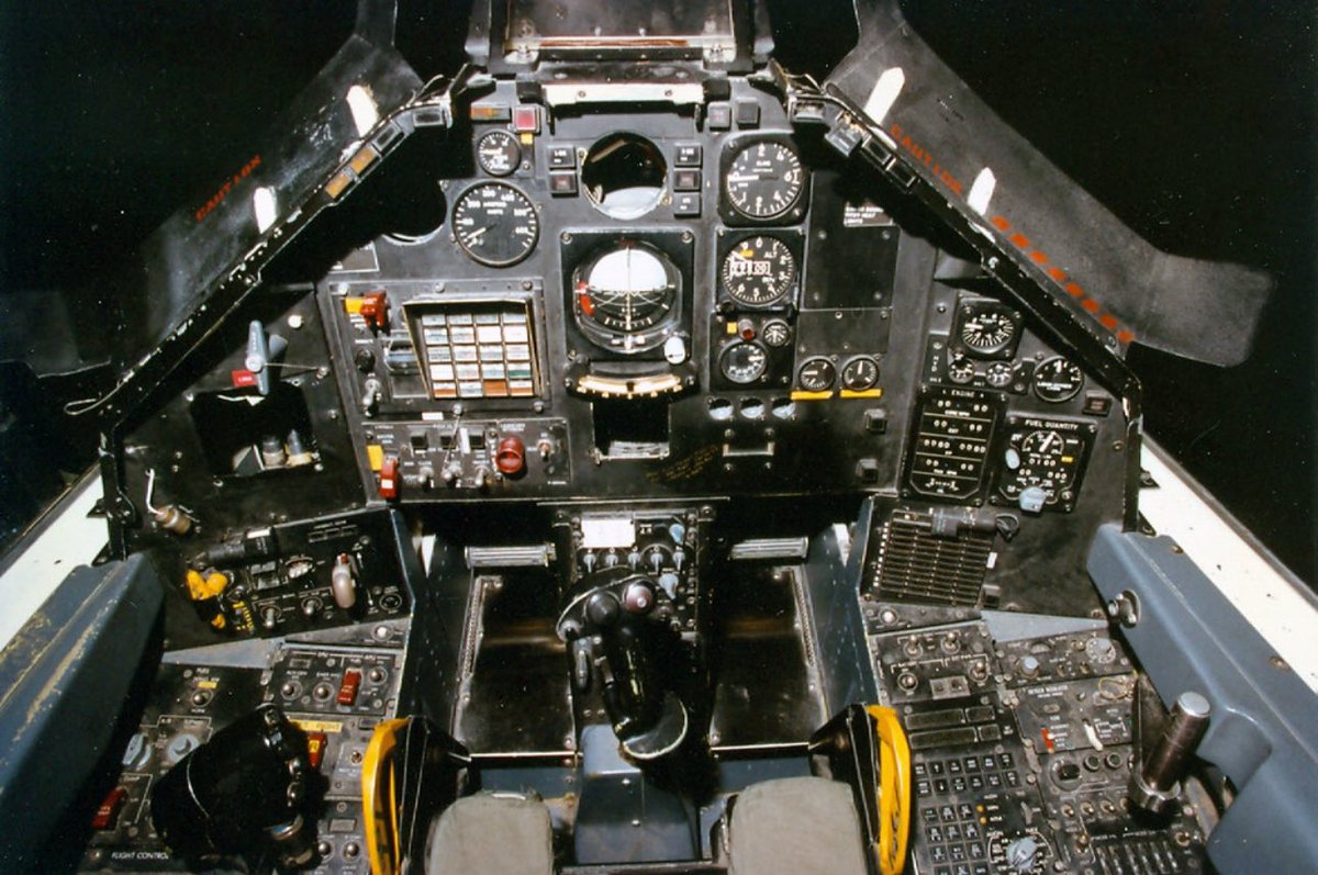 stealthy360's tweet photo. Lockheed F-117A Cockpit at the National Museum of the United States Air Force.📷 U.S. Air Force photo #avgeeks #aviationlovers #aviations https://t.co/ztfVVT7apy