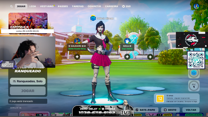 🔴DROPS ON | SEASON NOVA | !X1 | !SUB | !PIX | code HIROSE #ad 
twitch.tv/hirose10