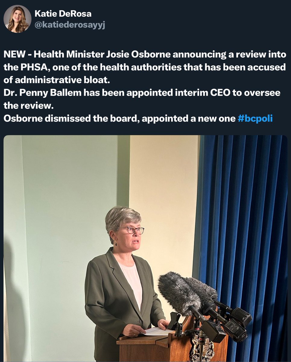 ChristineGuent8's tweet photo. Eby should cut this bloated bureaucrat’s grift and reinstate this program. Too many top heavy “executives” in this province. #DrHenry is another useless bureaucrat. Start making cuts in the places that matter! @dave_eby @bcndp https://t.co/rLtKaPf0YB