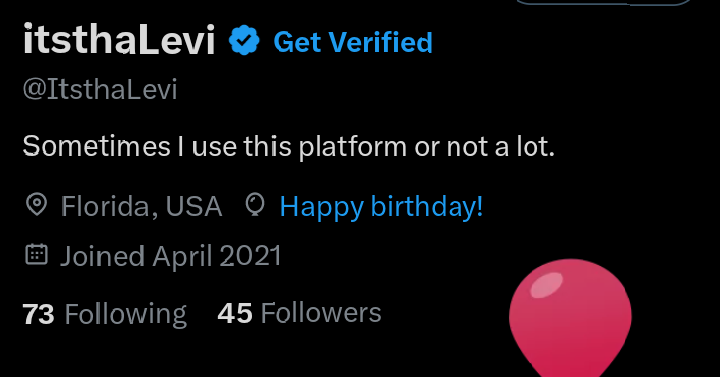 ItsthaLevi's tweet photo. It's time to celebrate.
Love you all. (Balloons :D) https://t.co/NW7QMOqssf
