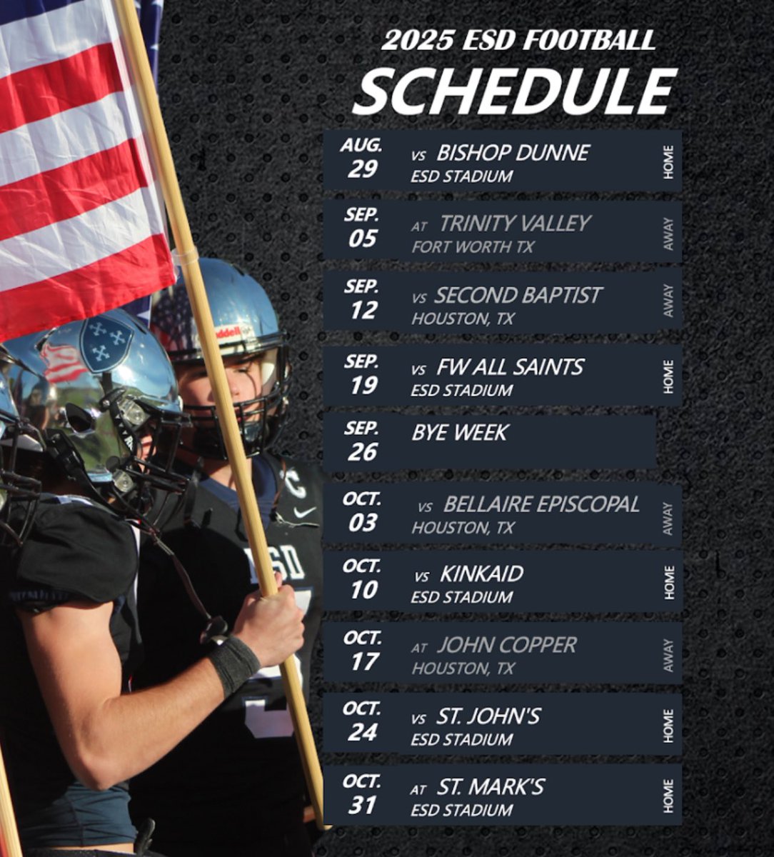 Episcopal School of Dallas HS Football tweet media