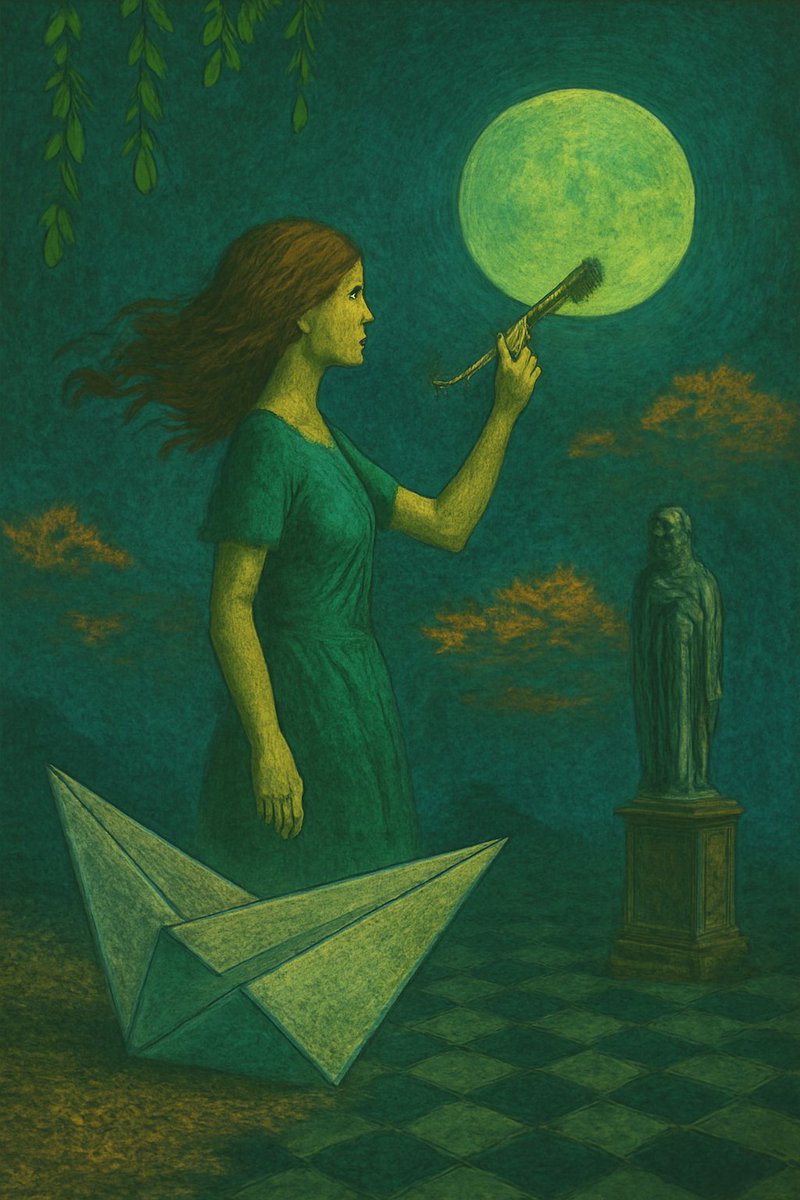 solgallery_'s tweet photo. The Painter of the Green Sky

A surreal view of a sky painted in vibrant green.

Bidding starts soon. https://t.co/T8MiR5uqES
#NFTArt #SolanaNFT #DigitalArt #ArtCollectors #OnChainArt https://t.co/Hu2jmWhnkV
