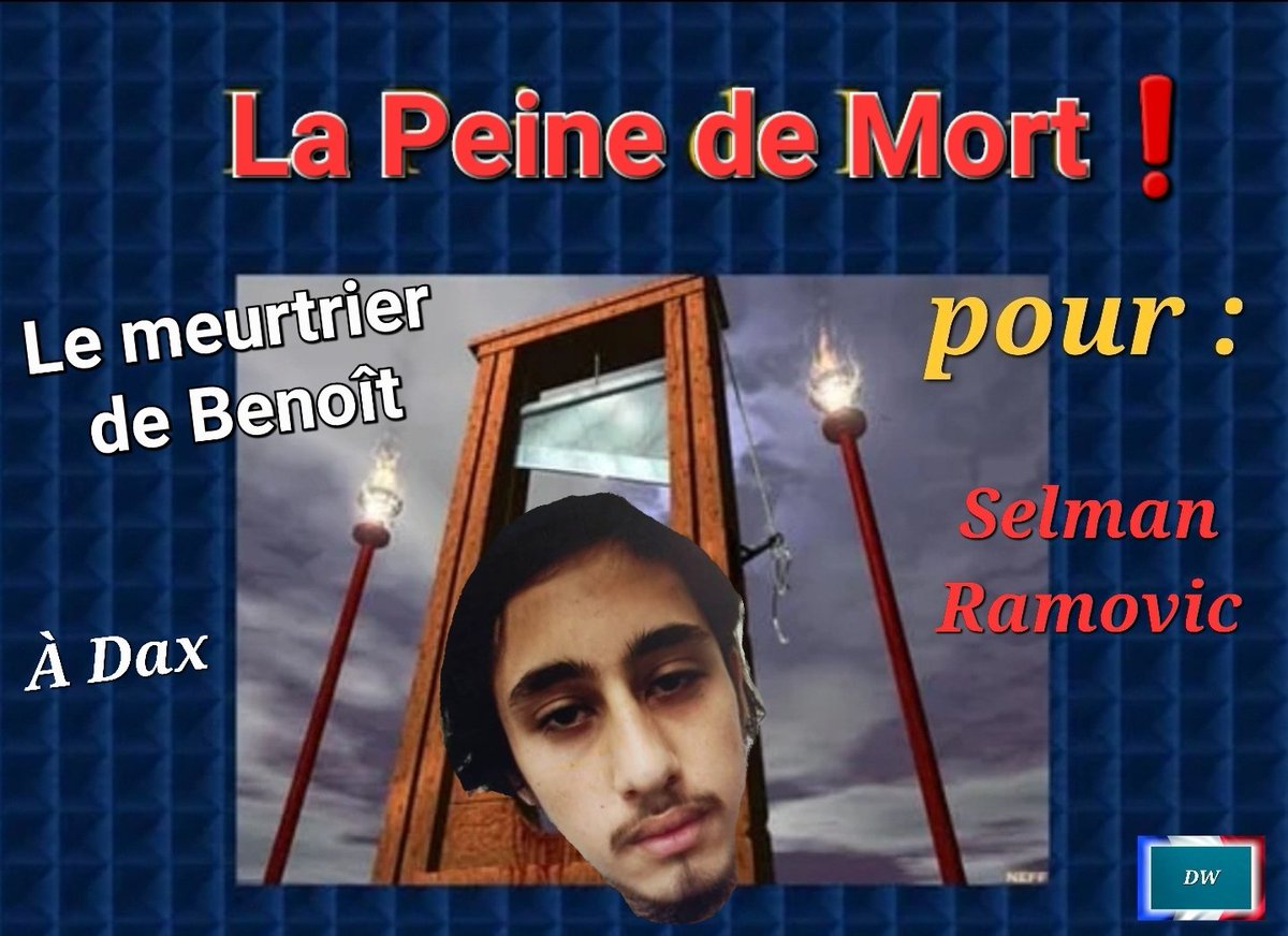 DadWelcomeX's tweet image. 🚨 🇫🇷 Meurtre de Benoît à Dax : 
Le suspect s’est rendu à la police une semaine après les faits ! 
#Dax #Police #Benoit #Meurtre 
En arrachant une vie, tu signes la fin de la tienne #LaPeineDeMort
