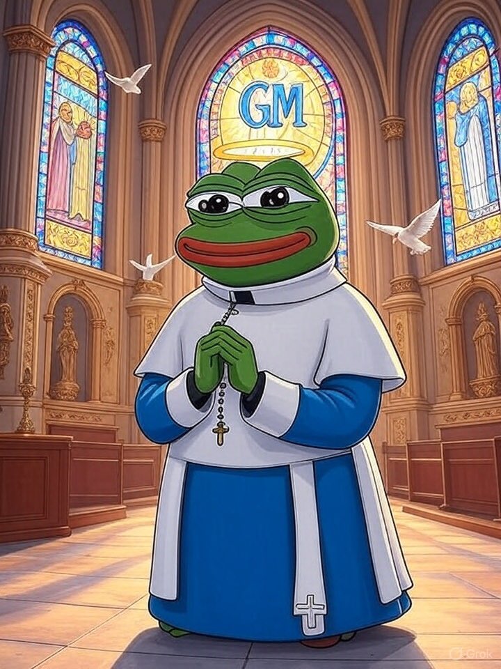 GM ✝️ frens! 
Go to Cathedral.

Exodus 8:2