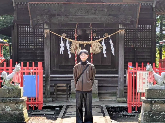 #私が創ったこの世界 あちこちの神社をめぐって、心に浮かんだ御眷属さまを描いています