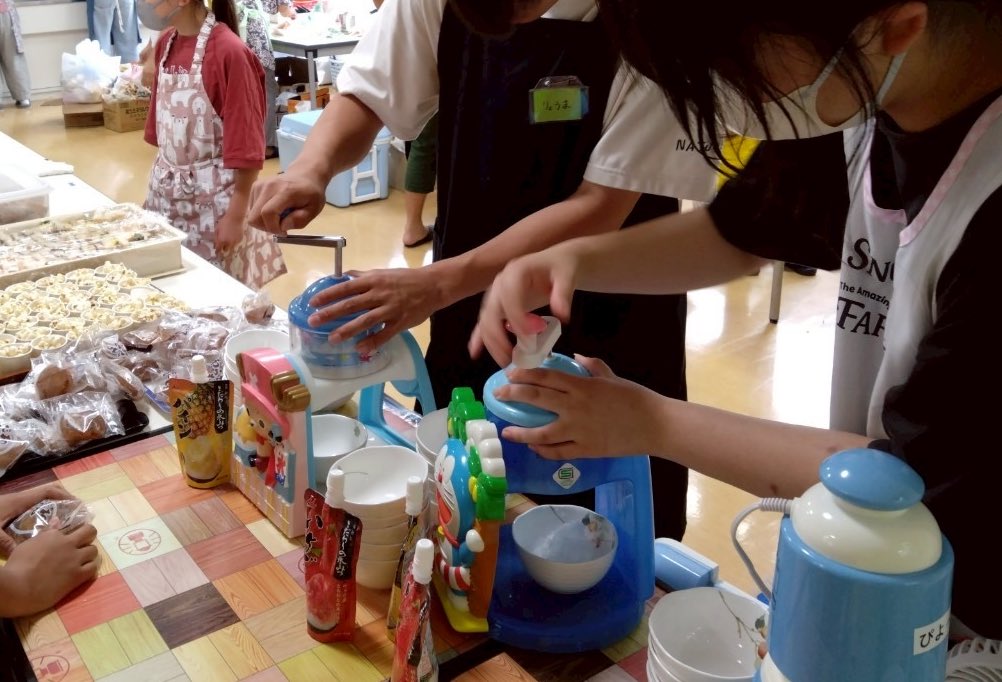 かき氷🧊も好評でした🍧💓