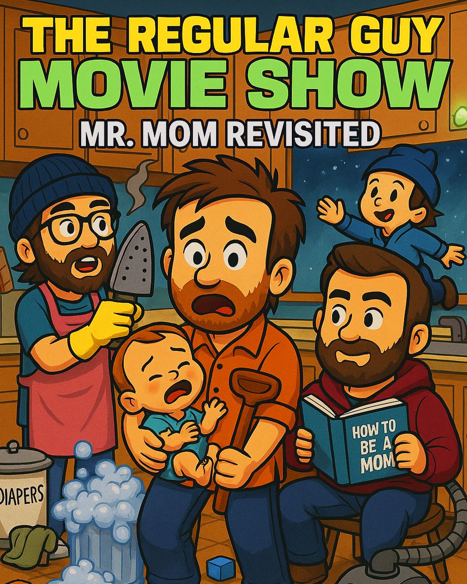 Hit up regularguymovieshow.com or wherever you listen to your #Podcasts for #MrMom and let us know if you think it holds up! #SundayFunday #80sMovies #Podcast