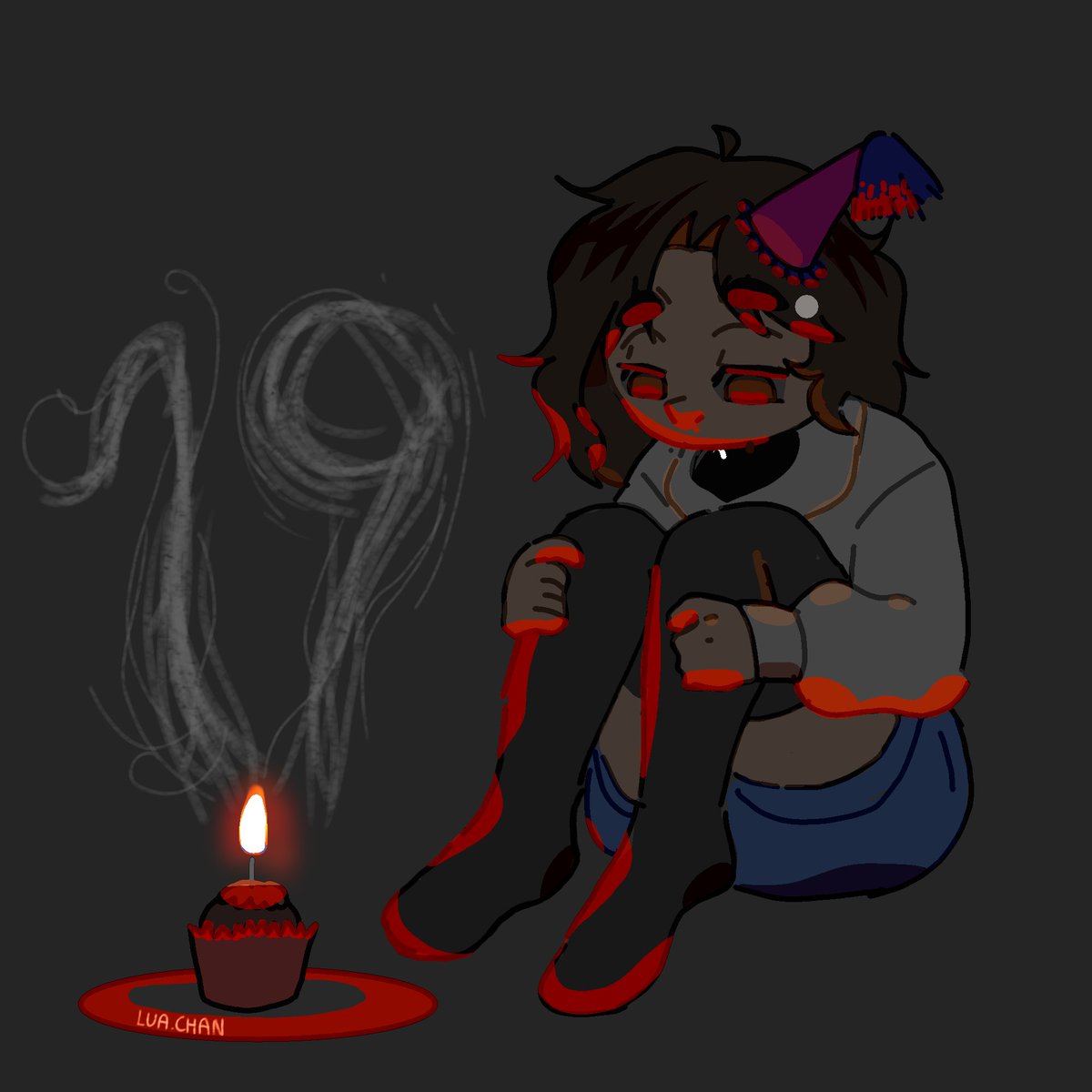 Lua_chan25's tweet image. Bday