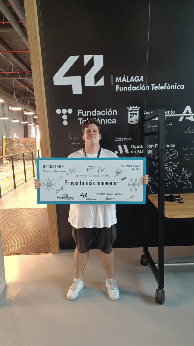 Ayer gané mi primer hackaton ☝️🤓