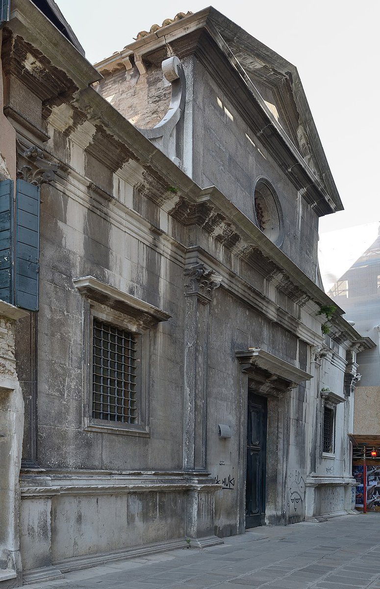 #25luglio 1540, #Venezia: Lucio, vescovo di Sebenico, consacra la nuova chiesa di S. Maria Mater Domini. Realizzata attorno al 960 fu ricostruita anche nell’XI sec. Il campanile fu eretto nel 1384, ricostruito nel 1503 e crollò d’improvviso nel 1740 per essere rifatto nel 1743