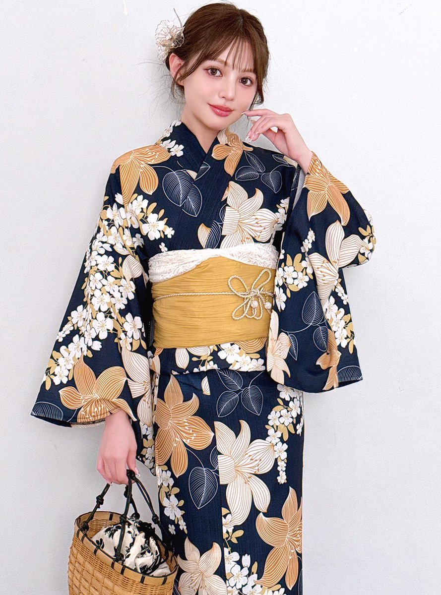 GRL 浴衣セット3999円～好評発売中🤎】 花柄浴衣セット #GRL #グレイル