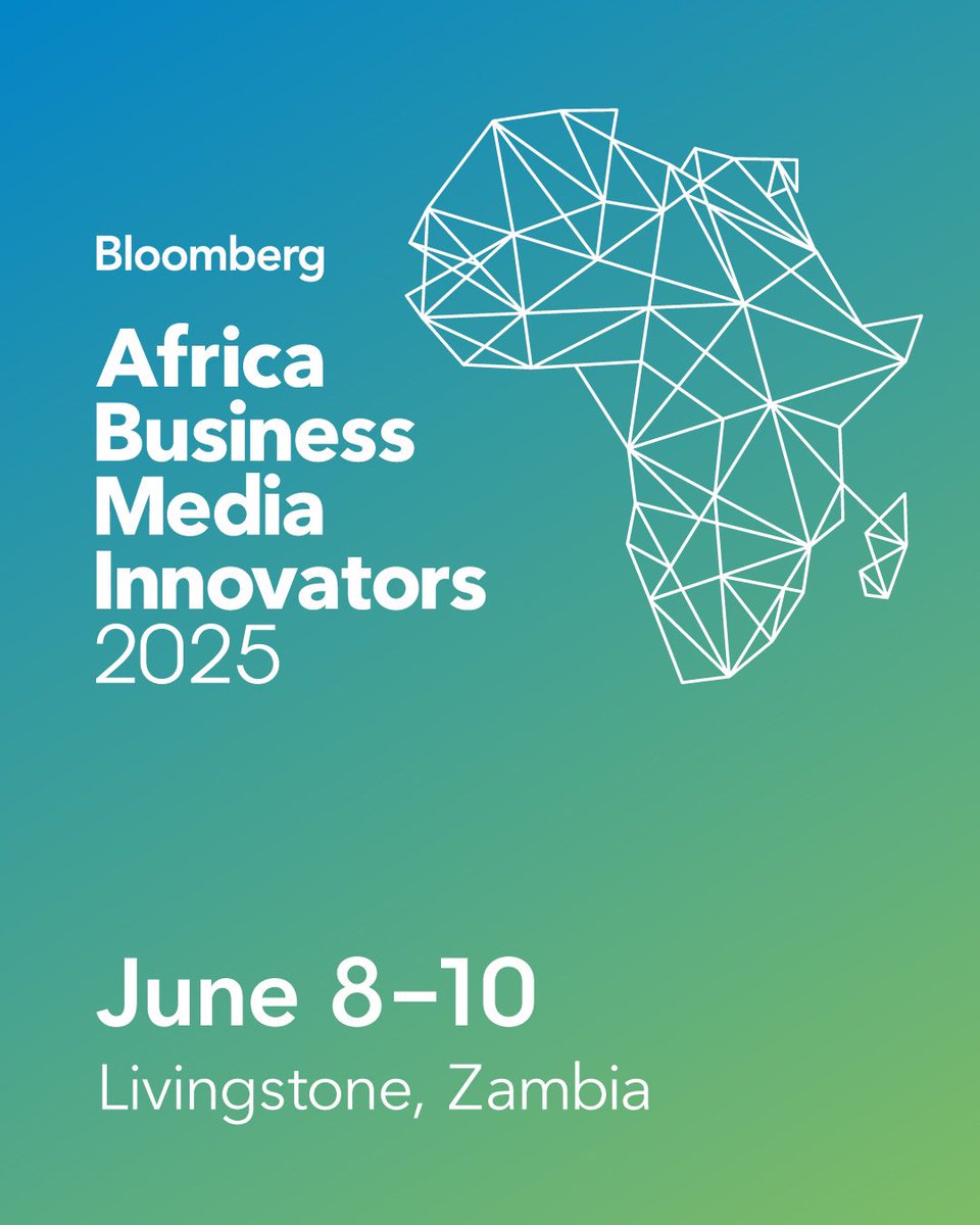 RoseSibisi's tweet photo. Excited to join colleagues at the @BloombergAfrica Business Media Innovators meet-up  to engage on what the future holds for African media. We will be exploring the trends driving the African media landscape at the #ABMI2025 June 8-10. https://t.co/TwmZrGwLjt