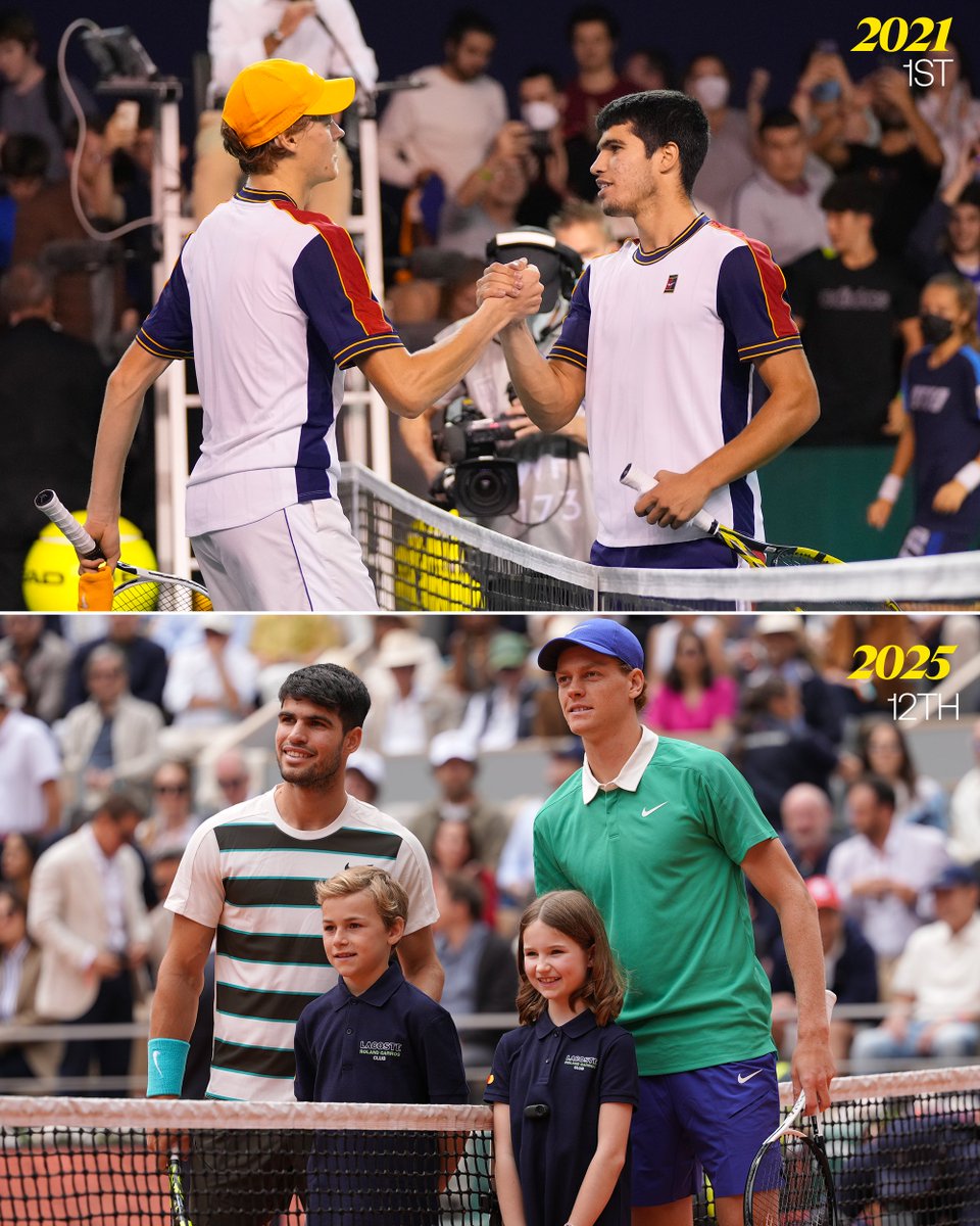 Sinner vs Alcaraz.
Their rivalry was born in Paris.

Now, it returns to its roots — but with everything on the line 🏆

#RolandGarros