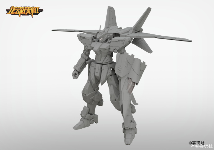 龍魂戦機シリーズ】喜玩社「穹胜 J-35 鶻鷹式」プラモデル 原型公開