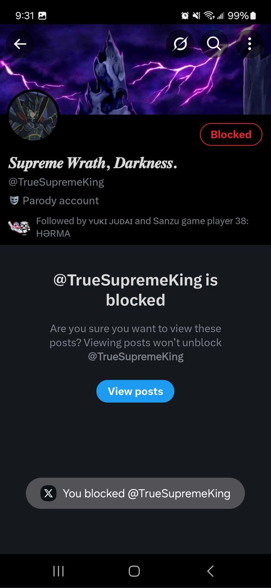 Standing on business.