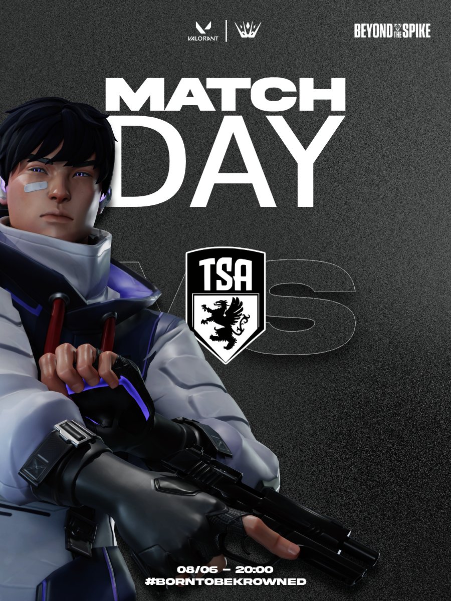 Krown Esports (@krownclub) on Twitter photo 🚨 #GAMEDAY 20:00
Camarón que se duerme, se lo lleva la corriente. (lo primero que he pillado)
🏆 <a href="/BeyondtheSpike/">BeyondTheSpike</a>
🆚 <a href="/TheSilentAzh/">TSA eSPORTS</a>
📺 twitch.tv/beyond_the_spi…
🩶 <a href="/marbexz/">KRW Marbexz</a>
🩶 <a href="/tiitoorr/">KRW titoR</a>
🩶 <a href="/PA1NXO/">EXØ</a>
🩶 <a href="/titoankurt/">KRW ank6rtt</a>
🩶 <a href="/seiyeer/">Seiyeer</a>
🩶 <a href="/cartococ_/">Cartococ</a>
💼 <a href="/KantooVAL/">Kantoo🦦</a>
#BornToBeKrowned 🚨 #GAMEDAY 20:00
Camarón que se duerme, se lo lleva la corriente. (lo primero que he pillado)
🏆 <a href="/BeyondtheSpike/">BeyondTheSpike</a>
🆚 <a href="/TheSilentAzh/">TSA eSPORTS</a>
📺 twitch.tv/beyond_the_spi…
🩶 <a href="/marbexz/">KRW Marbexz</a>
🩶 <a href="/tiitoorr/">KRW titoR</a>
🩶 <a href="/PA1NXO/">EXØ</a>
🩶 <a href="/titoankurt/">KRW ank6rtt</a>
🩶 <a href="/seiyeer/">Seiyeer</a>
🩶 <a href="/cartococ_/">Cartococ</a>
💼 <a href="/KantooVAL/">Kantoo🦦</a>
#BornToBeKrowned