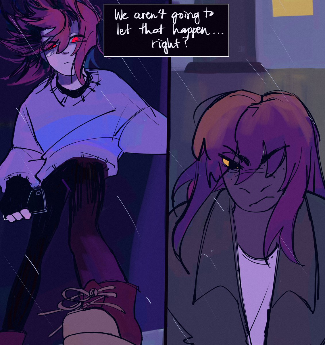 halfmoonstruck's tweet image. deltarune spoilers
.
.
.
.
so sooooo many moments i will be thinking about forever. but these ones in particular wanted to be drawn first