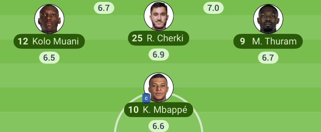 Dites vous que Deschamps a aligné 3 n°9 et qu’il a mit en 9 le moins 9 des 9

Vous me suivez ?