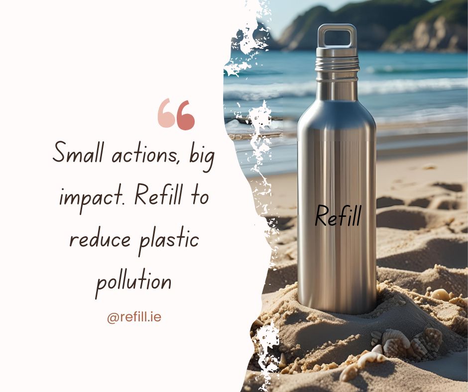 Small actions. Big impact. 💧🌊

This World Ocean Day, choose to protect what matters.

Every refill helps reduce plastic pollution in our oceans.
Every choice counts.

📍 Find refill points with our TapMap app
♻️ Choose reuse. Protect the ocean.

#WorldOceanDay #refillireland